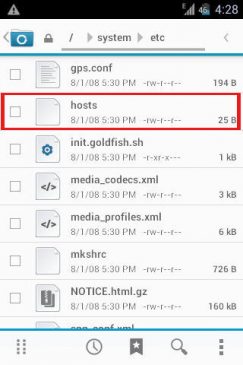 location host file for no ads