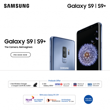 Samsung Galaxy S9 nepal offer