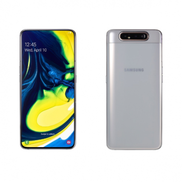 Samsung Galaxy A70 Samsung Galaxy A70 Specs Display: 6.7-inch FHD+ Super AMOLED display , 20:9 aspect ratio CPU: Octa-core Snapdragon 675 RAM: 6 B DDR4 Internal Storage: 128 GB + expandable via microSD card up to 512GB Rear Camera: Triple cameras (32 MP primary camera, f/1.7 + 5 MP depth sensor, f/2.2 + 8 MP wide-angle lens) Front Camera: 32 MP, with f/2.0 aperture OS: Android 9.0 Pie with OneUI Battery: 4,500mAh with 25W Fast Charging Samsung Galaxy A80